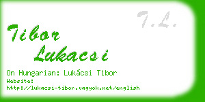tibor lukacsi business card
